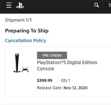 track my playstation order.